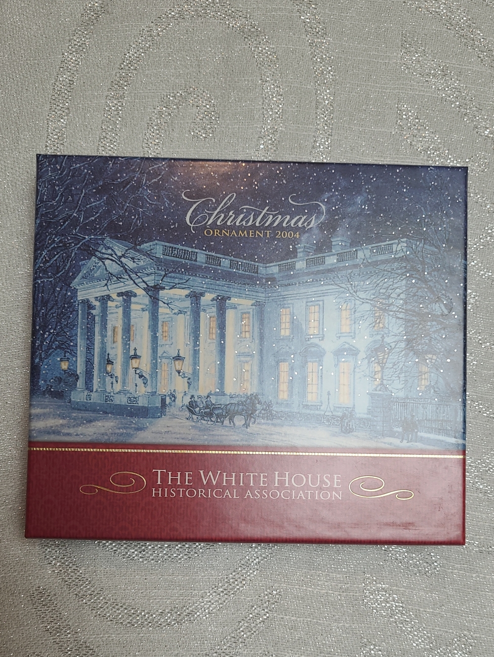 Official 2004 White House Christmas Ornament, Pristine, IOB